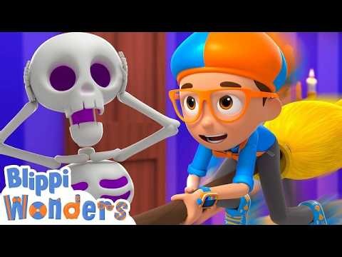 LIVE STREAM 🔴 Blippi Wonders 🔍 Halloween, Spooky and Trick or Treat Cartoons! 🎬 All Episodes