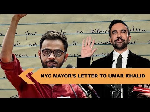 NYC Mayor’s Letter to Umar Khalid Goes Viral | UAPA, Dissent & Global Reaction