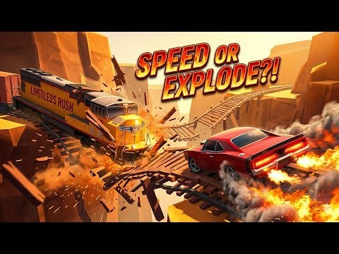 THE TRAIN IS FASTER THAN I THOUGHT! 😱 EPIC BRIDGE COLLAPSE!