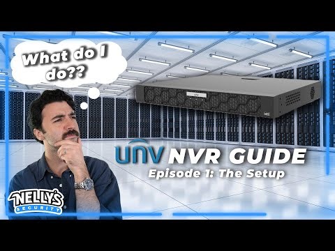 Uniview NVR Episode 1 - Initial Setup, Hard Drive Install, & Settings Configuration