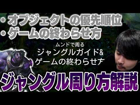 【LoL】初心者必見!ジャングルの周り方、オブジェクトの優先順位、ゲームの終わらせ方について解説するk4sen【2026/2/28】