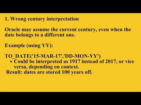 Understanding the Date Format Model and RR Date Format | Q1 Oracle L30 P2 | SMILE ROAD