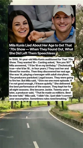 Mila Kunis Was Only 14 When She Auditioned for That ’70s Show — The Clever Move That