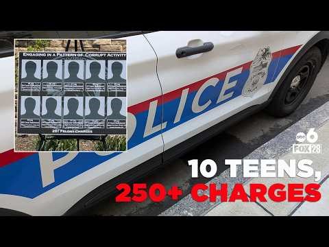 'Terribly brazen' -- Huge crime bust nabs 10 Ohio teens, including 15YO with 102-count indictment