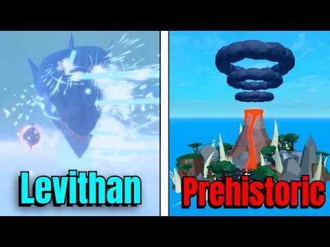 LIVE Blox Fruits Levi Hunt Prehistoric Island Trying on Multiple Accounts!