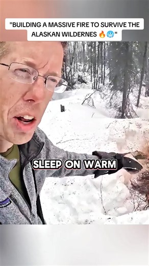 Thawing frozen ground, building a massive fire, and cooking fresh Alaskan scallops in the wilderness!🥶🔥🏕️ Survival at its toughest🏕️🔥🥶🍛!#creatorsearchinsights #adventure #outdoor #outdoorboys #alaska
