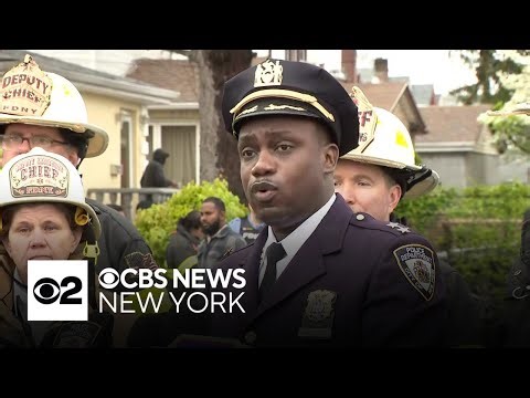 FDNY, NYPD officials discuss massive fire triggered by explosion in Queens