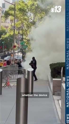 FBI: Person threw an ‘incendiary device’ at NYC headquarters