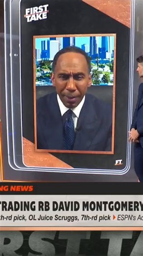 Stephen A. Smith reacts to the Detroit Lions trading David Montgomery to the Houston Texans and what's next for both teams 🏈 | ESPN First Take