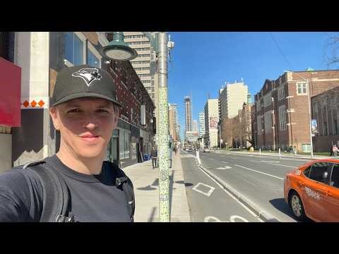 Toronto LIVE: Amazing Spring Day and... Robarts Cherry Blossoms?