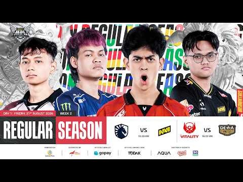 🔴 LIVE | MPL ID S18 | Week 2 Day 1 | English