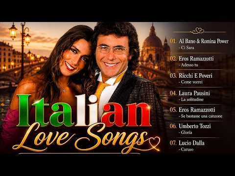 Caruso, La Solitudine, Ti Amo 💛 Hidden Italian Love Songs 🇮🇹💛The Best Italian Songs of All Time