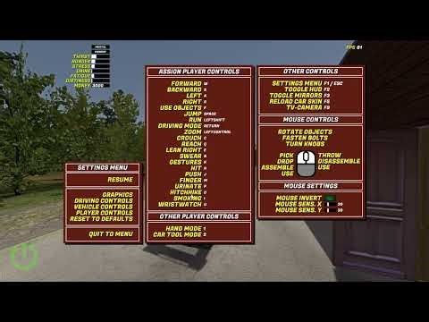 My Summer Car – How to Change Player Controls