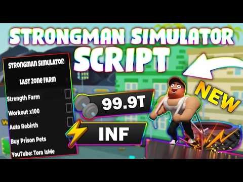 *NEW* Strongman Simulator Script (PASTEBIN 2026) ( FAST AUTOFARM , PETS , AUTO REBIRTH)