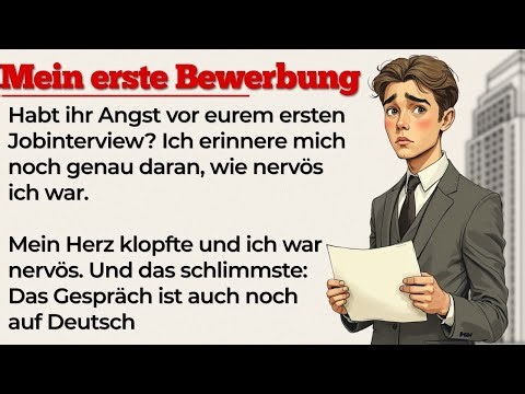 Mein erstes Bewerbungsgespräch | Learn German with Stories | German Stories