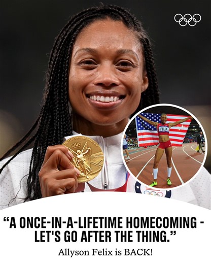 The most-decorated woman in Olympic athletics history wants to return.And it could be on home turf. 🇺🇸👀#Olympics