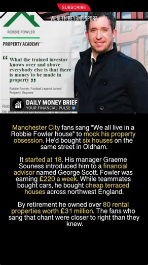 How This Footballer Built a £31M Property Empire 🏠⚽️