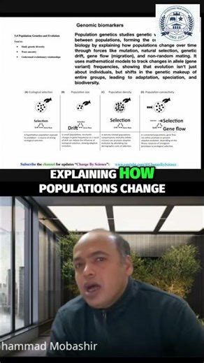 Population Genetics: Unlocking Genetic Variation & Evolution Secrets #shorts #viral #reels #science