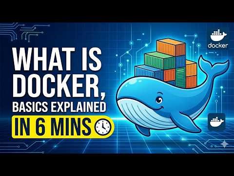 What is Docker | Docker Basics in 6 Minutes: From Zero to Container Hero! 🐋🚀
