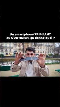 J’utilise un smartphone triplant pendant 2 jours… verdict #smartphone #tripliant #huawei #shorts