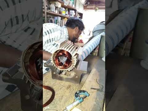 Three-phase motor winding