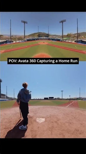 The bat swings. The field folds. 🌍｜Avata 360