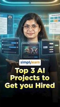 Top 3 AI Projects To Get Hired In 2026 | Best AI Projects For Resume 2026 | #Shorts | #Simplilearn