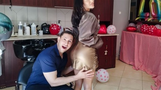 Hot Latina Victoria June Gives Big Dick Brad A Makeover