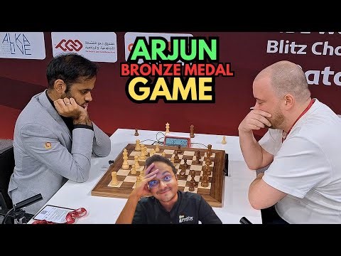 Arjun Erigaisi's critical final round game | Arjun vs Shimanov | World Rapid 2025