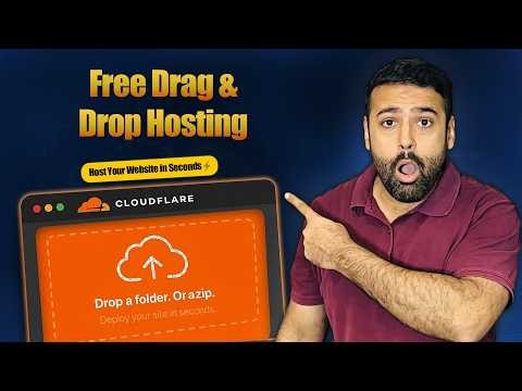 What is Cloudflare Drop - Free Drag And Drop Hosting