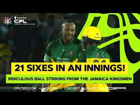 21 SIXES IN AN INNINGS! Jamaica Kingsmen Batters go Beserk | CPL 2026