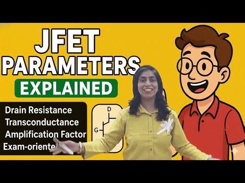 JFET Parameters|Transconductance,Drain Resistance, μ Factor/E6@Genius Physics by Dr. Divya Jyoti