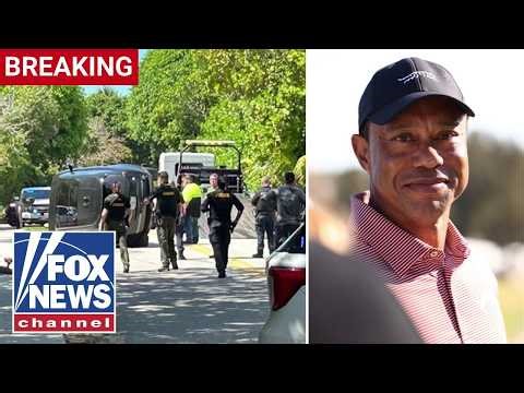 BREAKING: Pictures released in reported Tiger Woods car crash