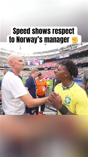 Speed had to show love to Norway 🙌