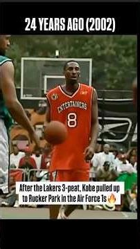 When Kobe pulled up to Rucker Park