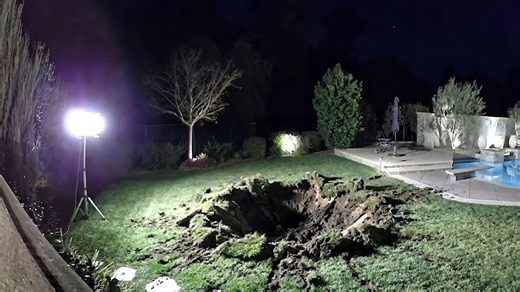 They thought a meteor crashed near the house - then something started moving