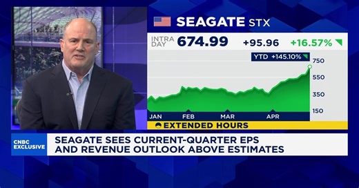 Seagate CEO: Focused on providing supply predictability amid the data storage 'supercycle'