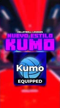 THIS IS THE NEW KUMO STYLE IN VOLLEYBALL LEGENDS!! #newstyle #newupdate #libero #vl #setter