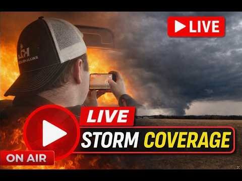 🔴LIVE | Storm Chasing STRONG Tornado threat Mississippi/Alabama #tornado