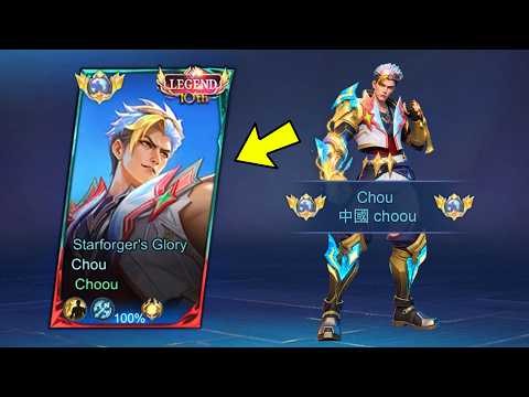 I USED THE NEW CHOU LEGENDARY SKIN IN MY FIRST MATCH AFTER SEASON ENDS!! - Mobile Legends