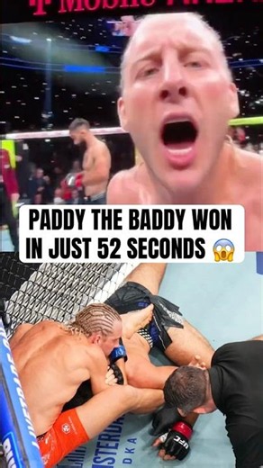 PADDY THE BADDY FINISHED THAT QUICKLY 😳