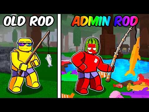 I UPGRADED the Admin Fishing Rod in 99 Nights in the Forest