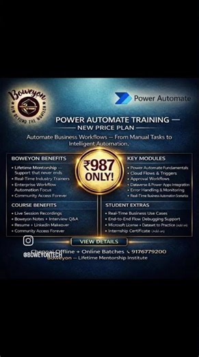 Power Automate Training - Boweyon Tech
