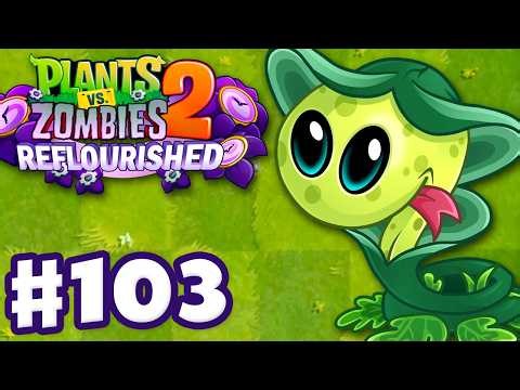 ZNAKE LILY! New Plant! - Plants vs. Zombies 2: Reflourished - Gameplay Walkthrough Part 103