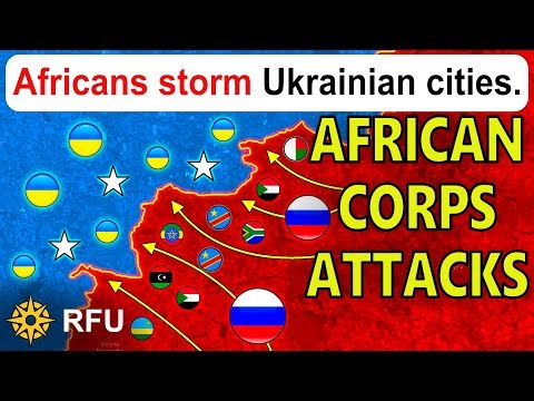 African soldiers are deployed en masse by the Russian army