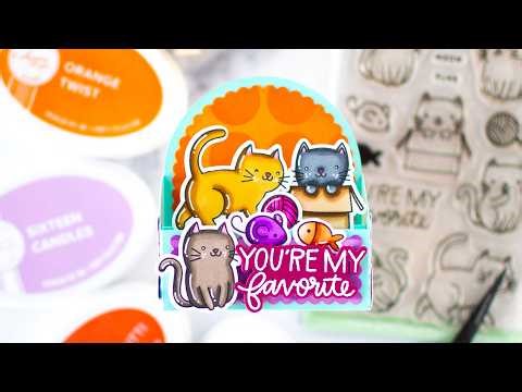 Cuddly Cats Box Card