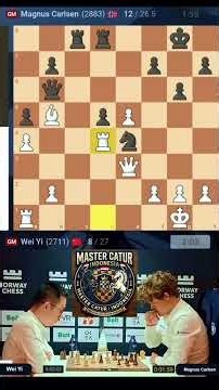 Wei Yi Masterclass! Defeats Magnus Carlsen in Armageddon! Norway Chess 2025