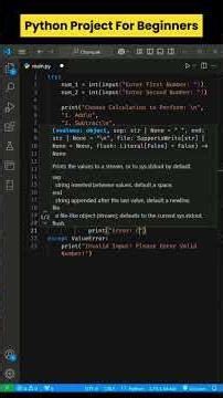 Python Project for Beginners💻Build Calculator Using Python #coding #calculatorpython #codingsecrets