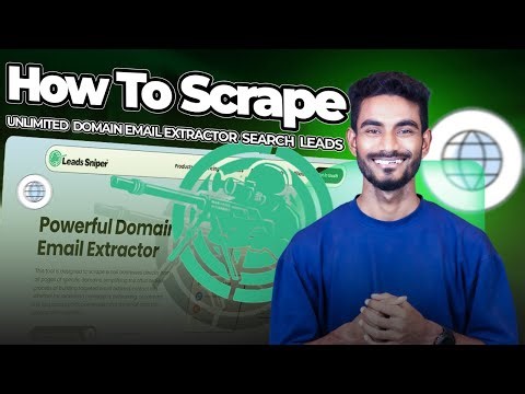Domain Email Extractor দিয়ে Unlimited Verified Business Emails | Leads Sniper