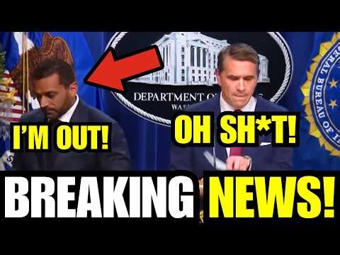 🚨 Kash Patel RUNS OFF as he REALIZES Trump F**KED THEM